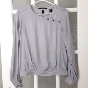 Silver Grey Maison Scotch Blouse